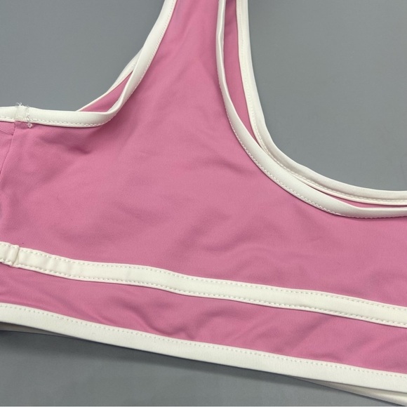 NEW! Stone fox swim x free people dahlia bikini top pink nwt 1794 - Picture 3 of 11